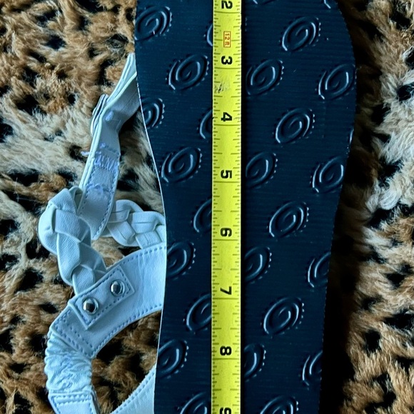 WURL White Braided Thong Sandals – Approx. Size 7 - Picture 8 of 10